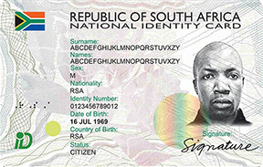 South African identity card